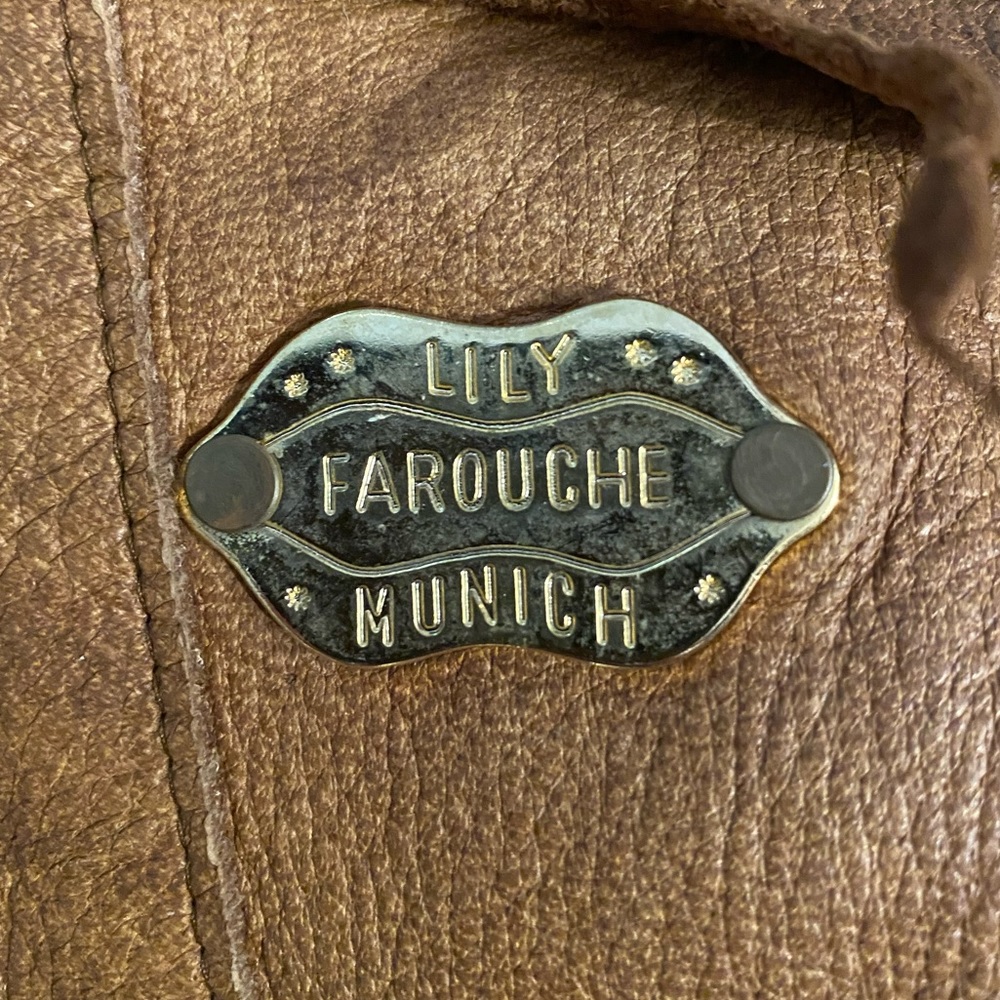 Lily FAROUCHE Munich leather skirt small - Picture 2 of 9
